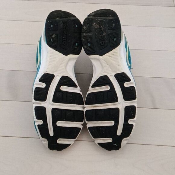 Nike Women's Air Max Run Lite 4 Running Sneaker Shoes  Turquoise/Yellow Size 10 - Picture 4 of 6